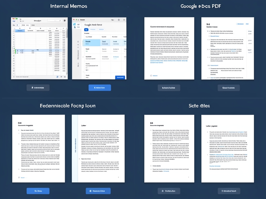 Google Sheets → Google Docs → PDF Workflow for Internal Memos