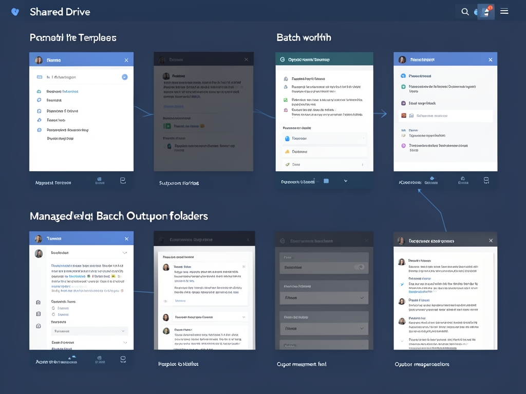 Shared Drive Templates vs Managed Output Folders in Batch Generation