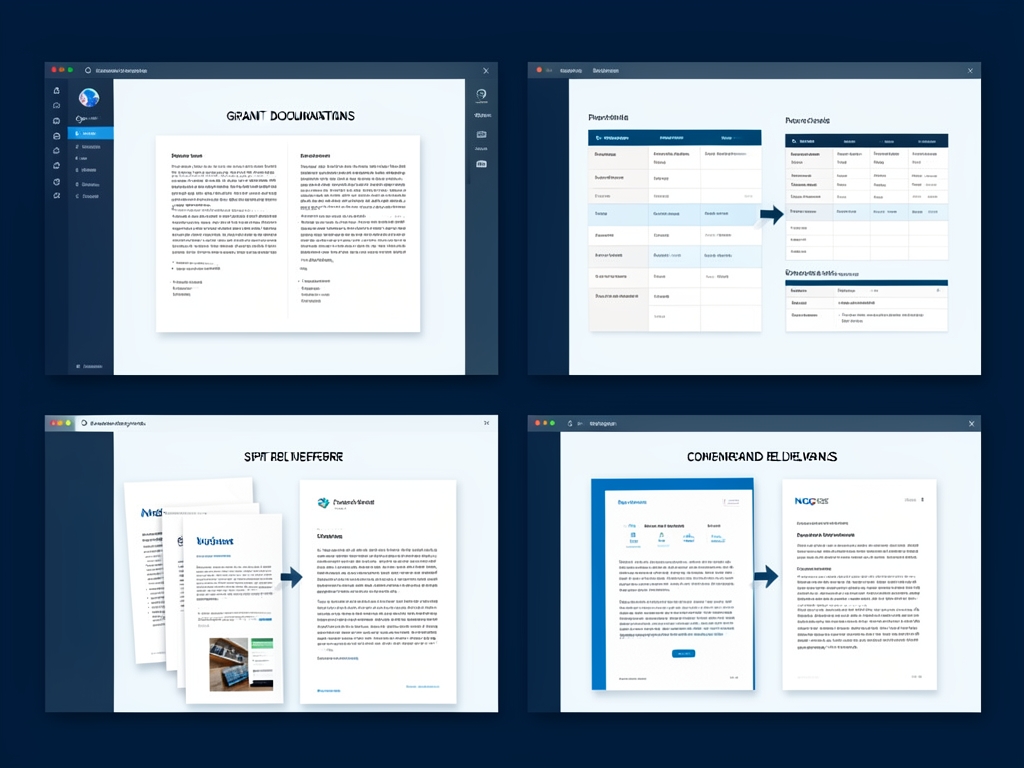 Spreadsheet → Word → PDF Workflow for NGO Grant Documentation