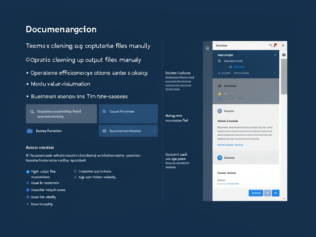 The Cost of Renaming, Sorting, and Filing Generated Documents by Hand
